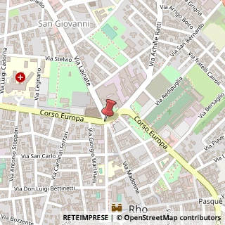 Mappa Corso europa 323, 20017 Rho, Milano (Lombardia)