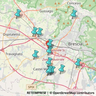 Mappa Via B. Cellini, 25030 Roncadelle BS, Italia (4.2)