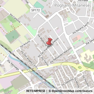 Mappa Via San Francesco, 19, 20010 Pogliano Milanese, Milano (Lombardia)