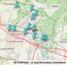Mappa Brescia, 25121 Brescia BS, Italia (3.33417)