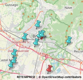 Mappa Brescia, 25121 Brescia BS, Italia (4.60727)
