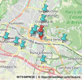 Mappa Brescia, 25121 Brescia BS, Italia (1.73364)
