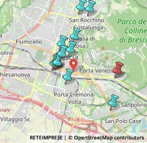 Mappa Brescia, 25121 Brescia BS, Italia (1.61429)