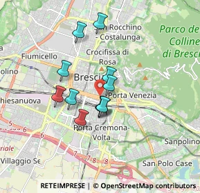 Mappa Brescia, 25121 Brescia BS, Italia (1.28727)