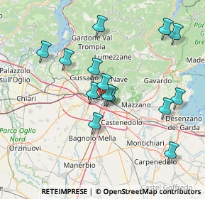 Mappa Brescia, 25121 Brescia BS, Italia (14.55286)