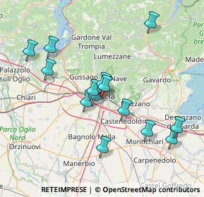 Mappa Brescia, 25121 Brescia BS, Italia (14.36143)