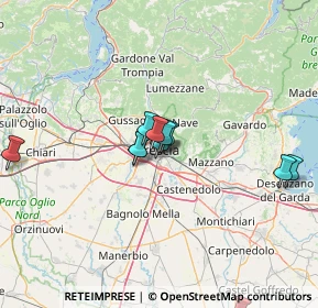 Mappa Brescia, 25121 Brescia BS, Italia (16.75538)