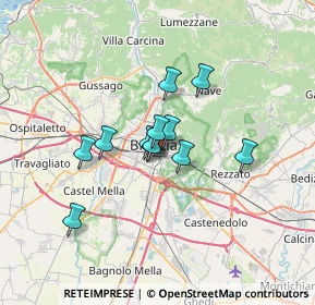 Mappa Brescia, 25121 Brescia BS, Italia (4.51833)