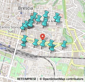 Mappa Brescia, 25121 Brescia BS, Italia (0.406)