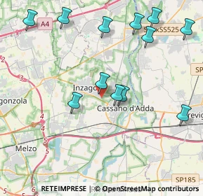 Mappa Via Prolungamento di, 20065 Inzago MI, Italia (4.5575)