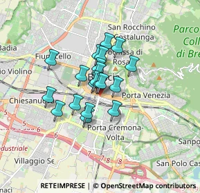 Mappa Via A. Saffi, 25121 Brescia BS, Italia (1.0895)