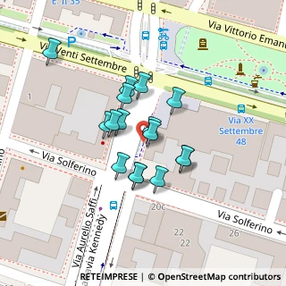 Mappa Via A. Saffi, 25121 Brescia BS, Italia (0.00625)