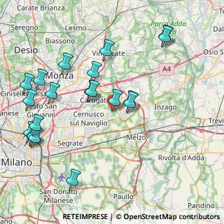 Mappa Via Grandi, 20041 Bussero MI, Italia (9.492)