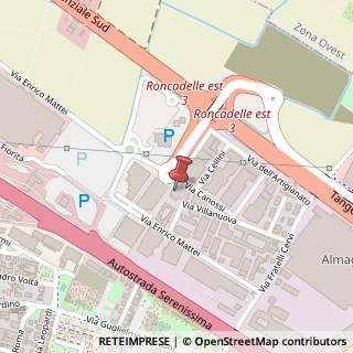 Mappa Via Villanuova, 26, 25030 Roncadelle, Brescia (Lombardia)