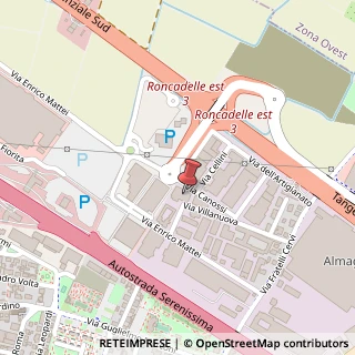 Mappa Via Villanuova, 26, 25030 Roncadelle, Brescia (Lombardia)