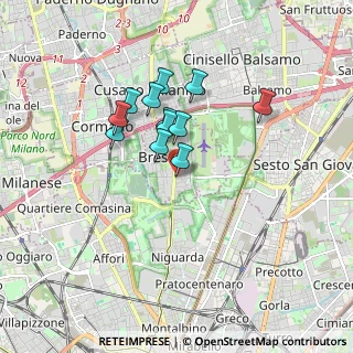 Mappa Via Giuseppe Verdi, 20091 Bresso MI, Italia (1.33333)