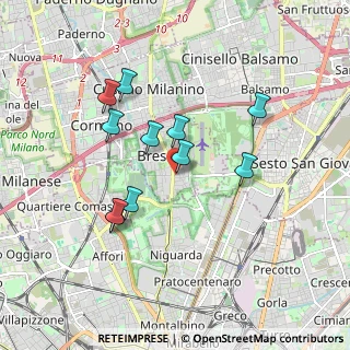 Mappa Via Giuseppe Verdi, 20091 Bresso MI, Italia (1.60818)