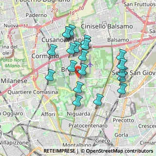 Mappa Via Giuseppe Verdi, 20091 Bresso MI, Italia (1.6575)