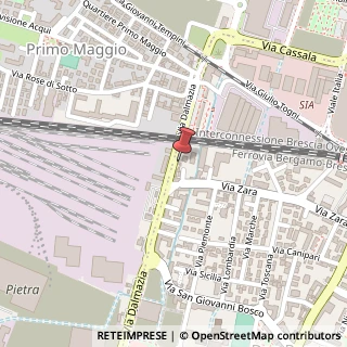 Mappa Via Dalmazia, 27, 25125 Brescia, Brescia (Lombardia)