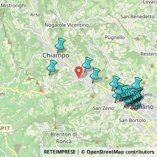 Mappa Via Lago di Misurina, 36072 Chiampo VI, Italia (2.5855)