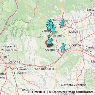 Mappa Via Lago di Misurina, 36072 Chiampo VI, Italia (9.09273)