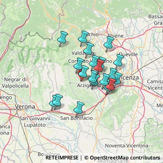 Mappa Via Lago di Misurina, 36072 Chiampo VI, Italia (10.798)