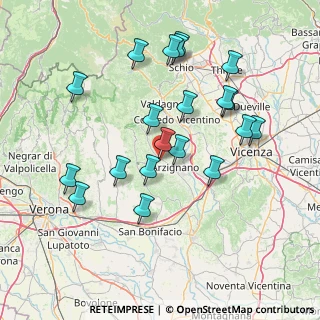 Mappa Via Lago di Misurina, 36072 Chiampo VI, Italia (15.0565)