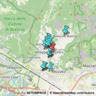 Mappa Via Dante Alighieri, 25082 Botticino BS, Italia (0.9345)