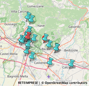 Mappa Via Dante Alighieri, 25082 Botticino BS, Italia (6.7905)