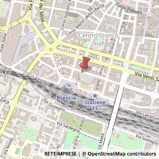 Mappa Via Solferino, 6, 25122 Brescia, Brescia (Lombardia)