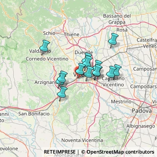 Mappa Via Arsenale, 36100 Vicenza VI, Italia (9.44)
