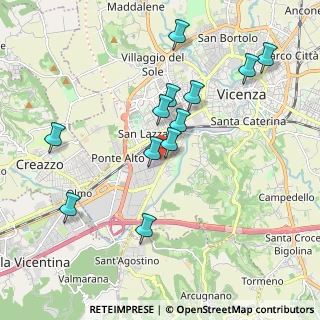 Mappa Via Arsenale, 36100 Vicenza VI, Italia (1.88333)