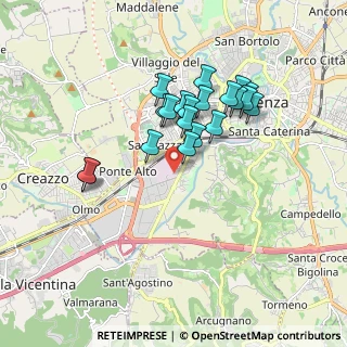 Mappa Via Arsenale, 36100 Vicenza VI, Italia (1.5155)