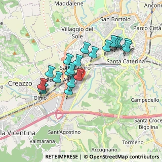 Mappa Via Arsenale, 36100 Vicenza VI, Italia (1.588)