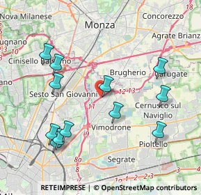 Mappa A51 Tangenziale Est di Milano, 20093 Cologno Monzese MI, Italia (4.22333)