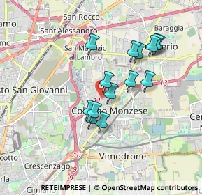 Mappa A51 Tangenziale Est di Milano, 20093 Cologno Monzese MI, Italia (1.49214)