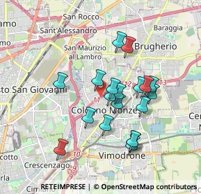 Mappa A51 Tangenziale Est di Milano, 20093 Cologno Monzese MI, Italia (1.55474)