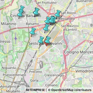 Mappa Via Alessandro Manzoni, 20099 Sesto San Giovanni MI, Italia (2.10538)