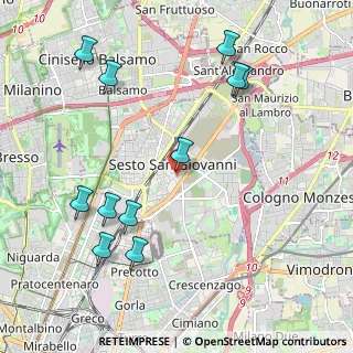 Mappa Via Alessandro Manzoni, 20099 Sesto San Giovanni MI, Italia (2.37182)