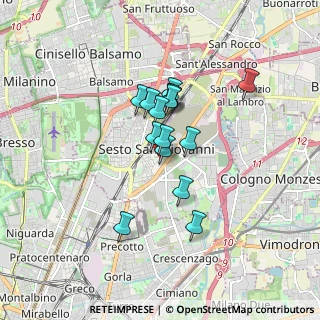 Mappa Via Alessandro Manzoni, 20099 Sesto San Giovanni MI, Italia (1.22867)
