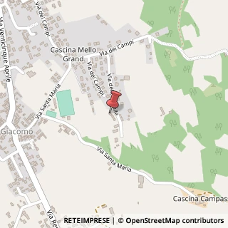 Mappa Via Betulle, 8, 13878 Candelo, Biella (Piemonte)