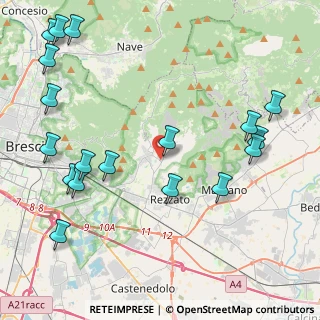 Mappa Via Ugo la Malfa, 25082 Botticino BS, Italia (5.42833)