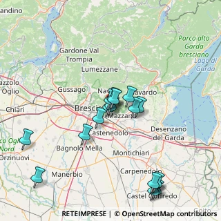 Mappa Via Ugo la Malfa, 25082 Botticino BS, Italia (15.33588)
