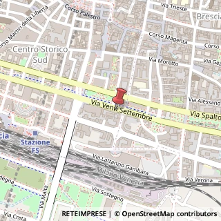 Mappa Via 20 settembre, 66, 25121 Brescia, Brescia (Lombardia)