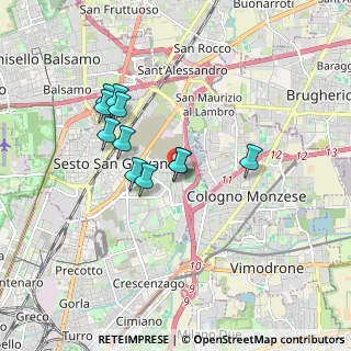Mappa Via Catania, 20099 Sesto San Giovanni MI, Italia (1.46364)