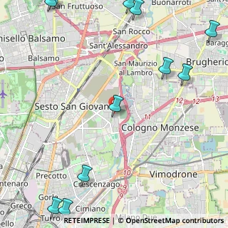 Mappa Via Catania, 20099 Sesto San Giovanni MI, Italia (3.46545)
