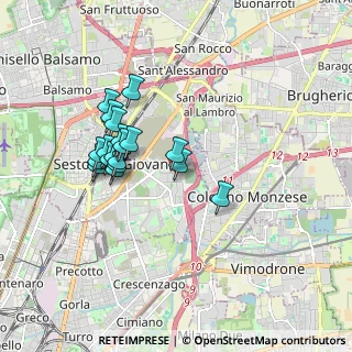 Mappa Via Catania, 20099 Sesto San Giovanni MI, Italia (1.56842)