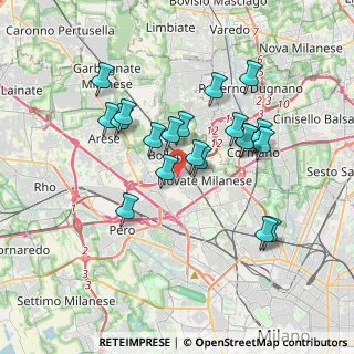 Mappa Via Maria Curie, 20026 Novate Milanese MI, Italia (3.207)