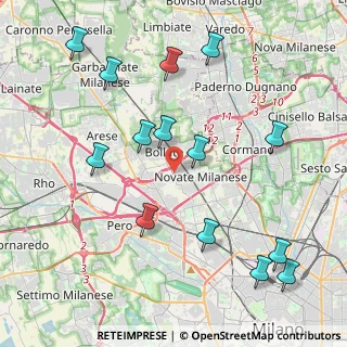 Mappa Via Maria Curie, 20026 Novate Milanese MI, Italia (4.68857)