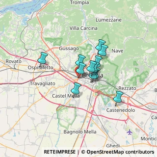Mappa Via Vergnano, 25125 Brescia BS, Italia (4.41583)